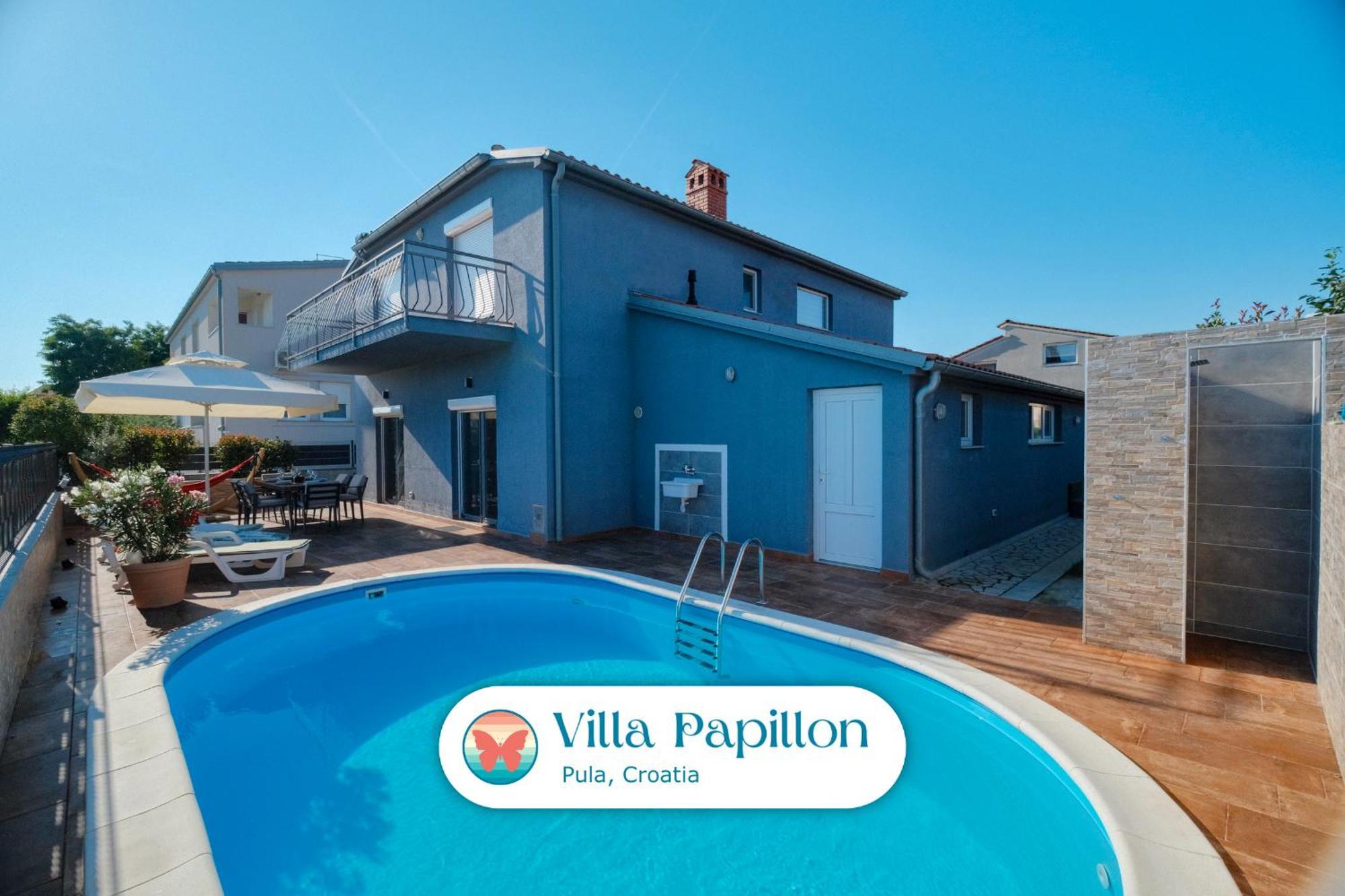 Villa Papillon - Top Ausgestattete Ferienoase Pula Exteriér fotografie