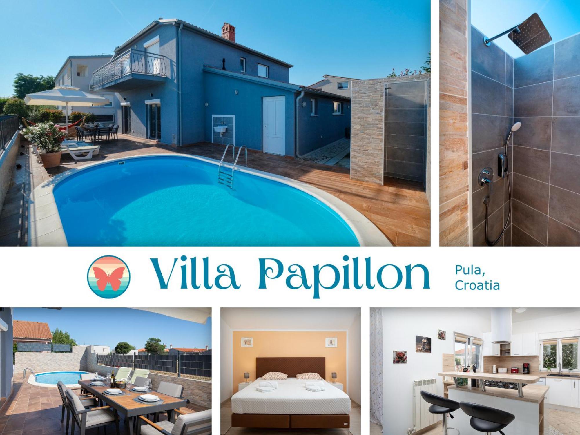 Villa Papillon - Top Ausgestattete Ferienoase Pula Exteriér fotografie